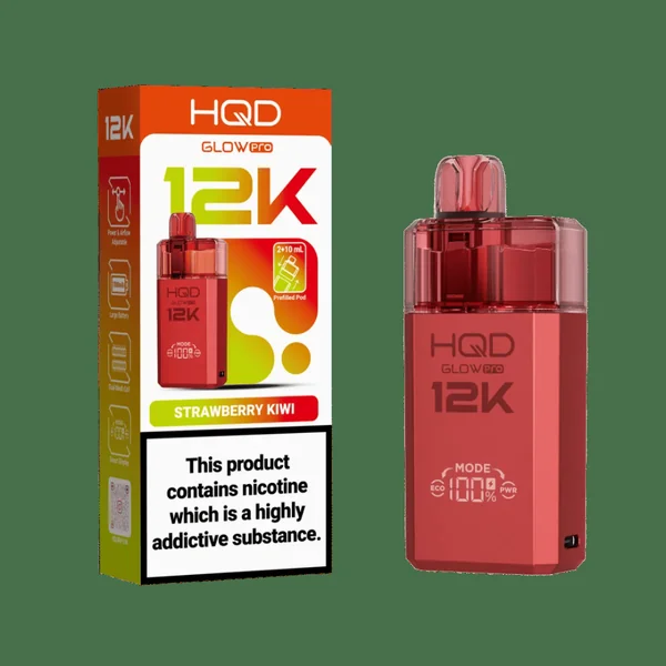HQD Glow Pro 12K Prefilled Pod Kit Strawberry Kiwi