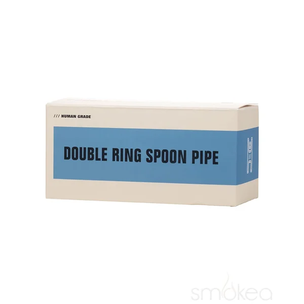Human Grade Double Ring Spoon Pipe - Image 7