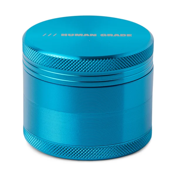 Human Grade Grinder 1A 2″ – Compact 4-Part Aluminum Storage with Pollen Screen - Image 6