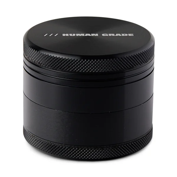 Human Grade Grinder 1A 2″ – Compact 4-Part Aluminum Storage with Pollen Screen - Image 9