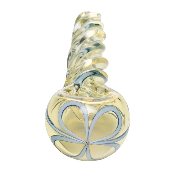 Human Grade Twist Spoon Pipe Model B – Twisted Borosilicate Glass Hand Pipe 4″ - Image 7