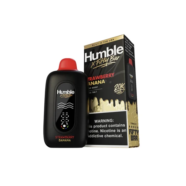 Humble x Fifty Bar Strawberry Banana 20K Puff Disposable