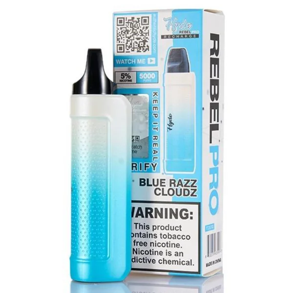 Hyde Rebel Pro Disposable Rechargeable 5000 Puffs - Blue Razz Cloudz