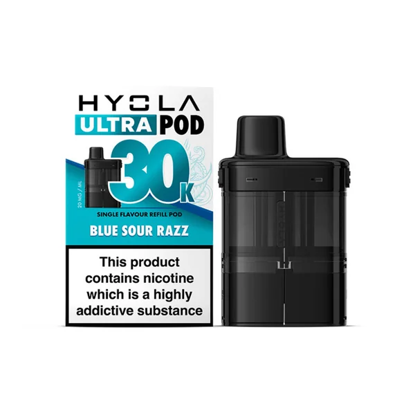 Hyola Ultra 30K Prefilled Replacement Pods Blue Sour Razz