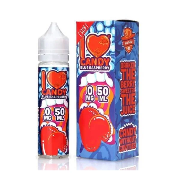 I Love Candy Blue Raspberry Eliquid 50ml by Mad Hatter Juice