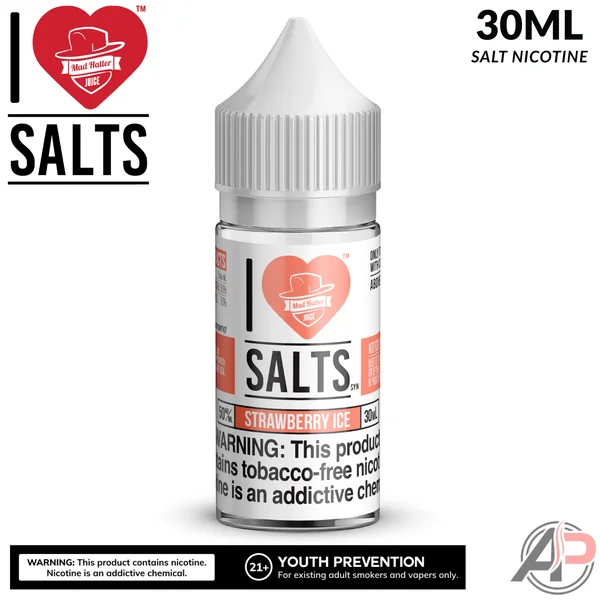 I Love Salts Strawberry Iced Salt Nicotine 30mL