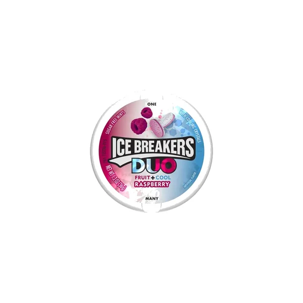 ICE BREAKERS DUO ROUND 8CT- RA