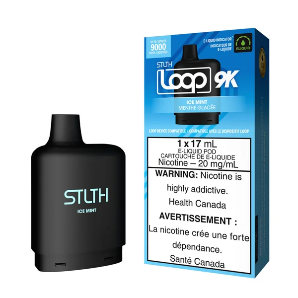 Ice Mint STLTH Loop 9K Pod | 17mL - VapeLoft