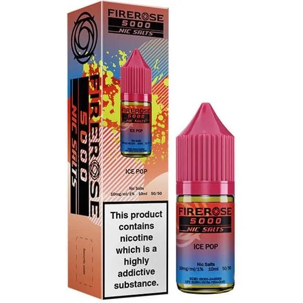 Ice Pop Nic Salt E Liquid 10ml By Elux Firerose