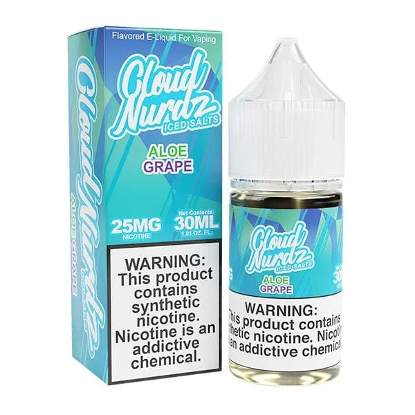 ICED Aloe Grape SALT - Cloud Nurdz - 30mL