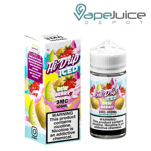 ICED Dewberry Hi-Drip eLiquid 100ml - Image 2