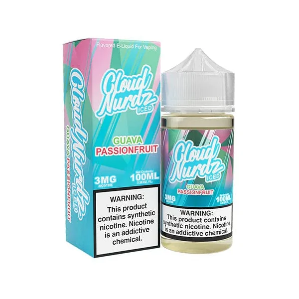 ICED Guava Passionfruit/Pink Guava Passion - Cloud Nurdz - 100mL
