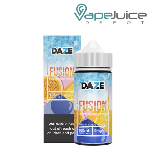 ICED Lemon Passionfruit Blueberry 7 Daze Fusion 100ml