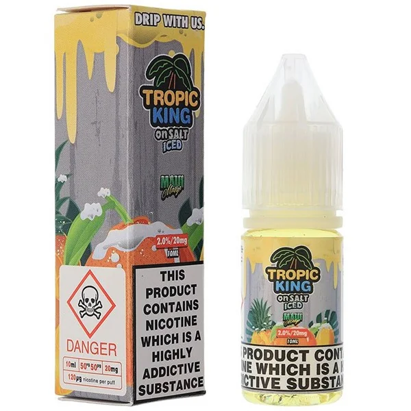 Iced Maui Mango Nic Salt E Liquid 10ml By Tropic King