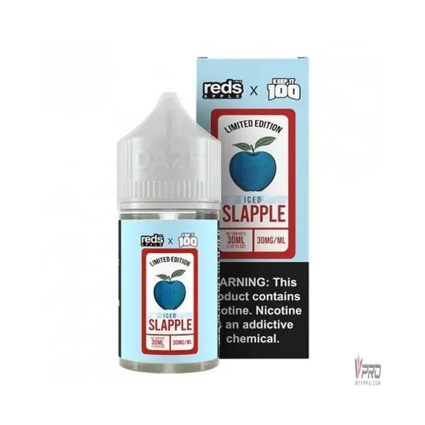 Iced Slapple - 7 Daze Reds x Keep It 100 Salt 30mL