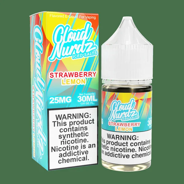 ICED Strawberry Lemon SALT - Cloud Nurdz - 30mL
