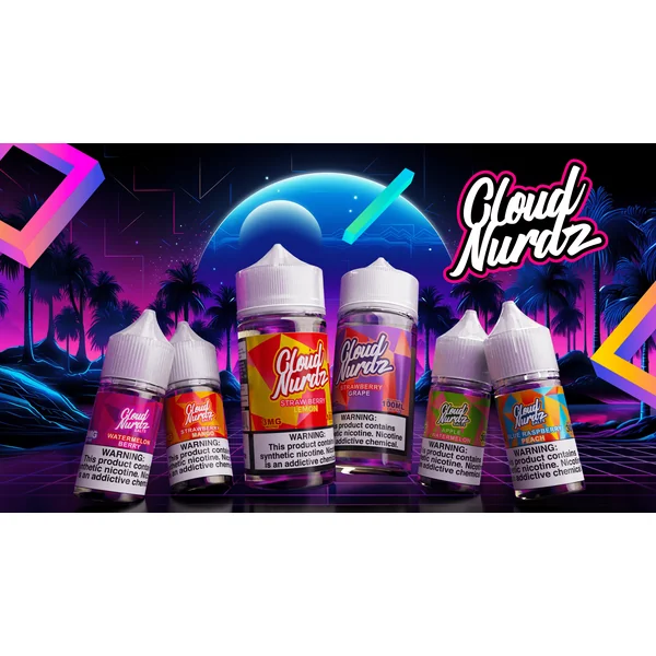 ICED Strawberry Lemon SALT - Cloud Nurdz - 30mL - Image 2