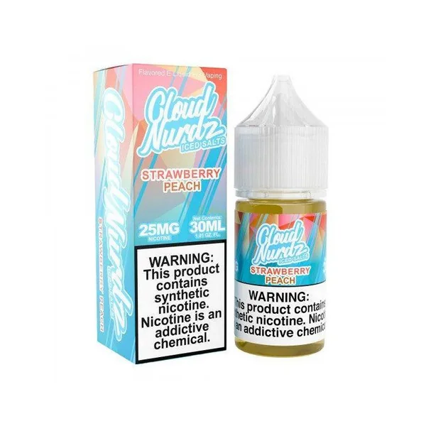 Iced Strawberry Peach - Cloud Nurdz Salts 30mL