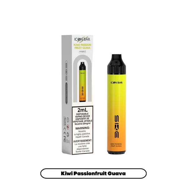 Icon Bar Kiwi Passion Fruit guava 1800 puffs