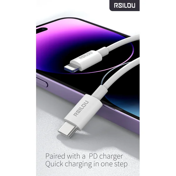 iPhone Charger Cable – Lightning to USB-C 3ft Length - Image 8