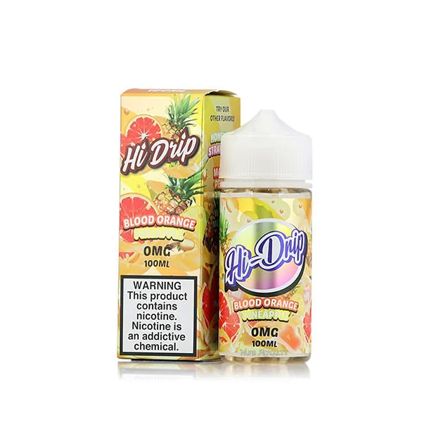 Island Orange (Blood Orange Pineapple) by Hi-Drip 100ml - Image 2