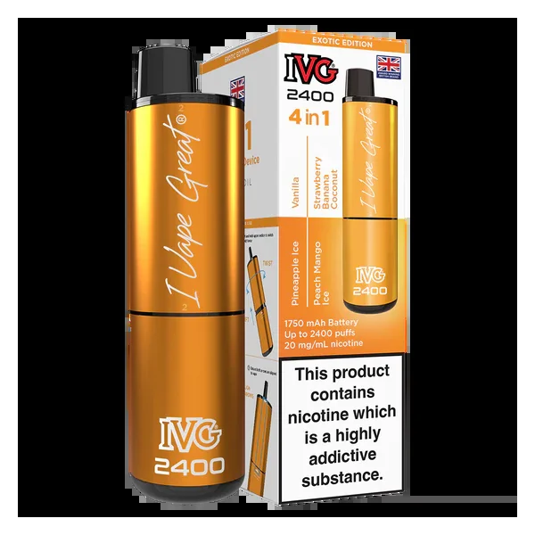 IVG 2400 Rechargeable Vape Exotic Edition