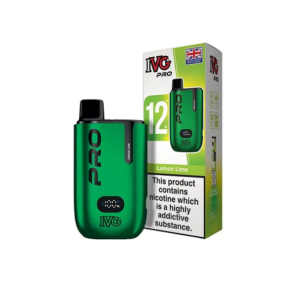 IVG Pro 12 Vape Kit 10mg Lemon Lime