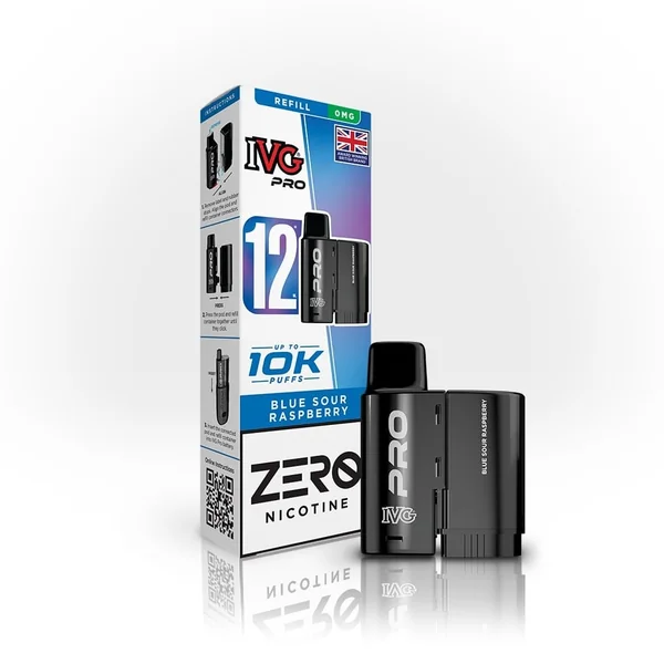 IVG PRO 12 ZERO NICOTINE PRE-FILLED PODS