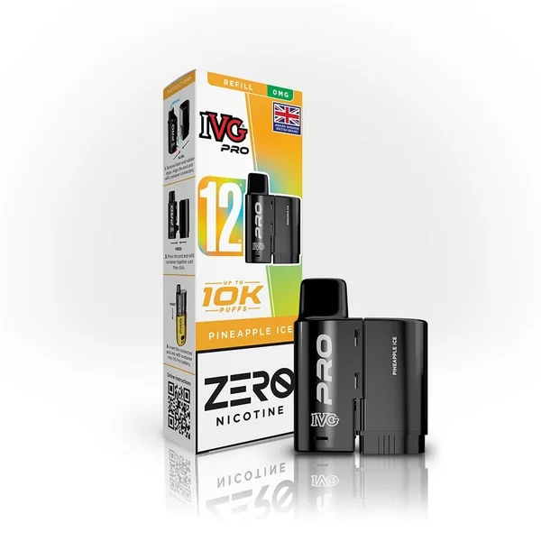 IVG PRO 12 ZERO NICOTINE PRE-FILLED PODS - Image 6