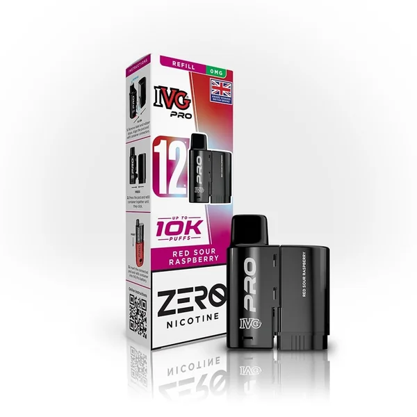 IVG PRO 12 ZERO NICOTINE PRE-FILLED PODS - Image 7