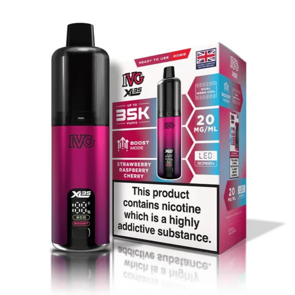 IVG XL 35K Prefilled Pod Kit Strawberry Raspberry Cherry