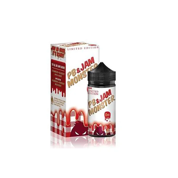 Jam Monster PB & Jam Strawberry Limited Edition E-Liquid 100ml $8.48