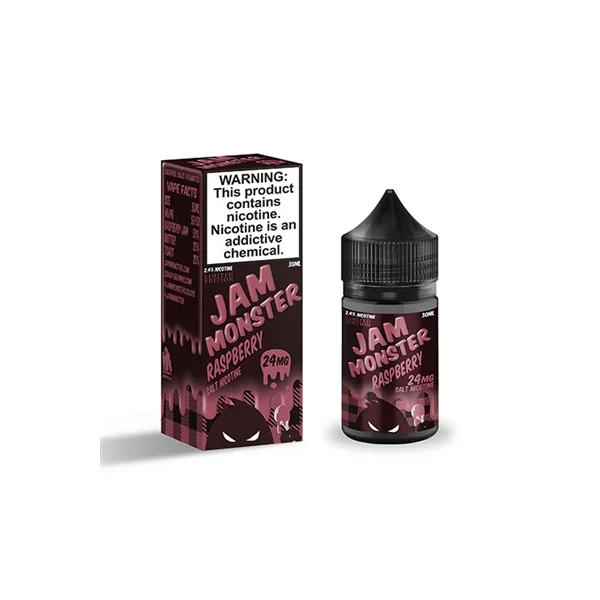 Jam Monster Raspberry Salt Nicotine 30ml E-Liquid $7.98