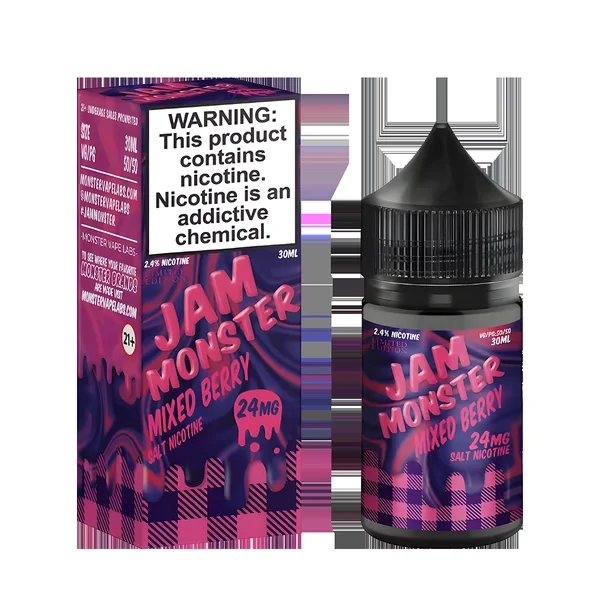 Jam Monster Salt Nicotine Vape Juice - Image 8