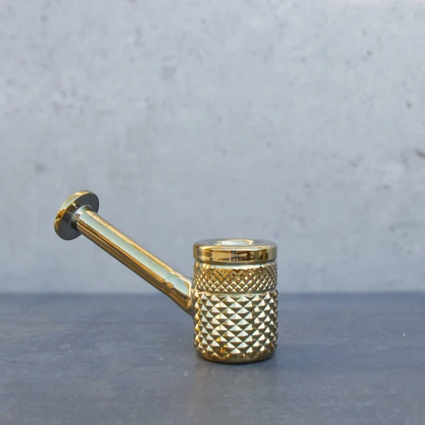 Jane West Twenties Collection Hand Pipe - Gold - Image 2