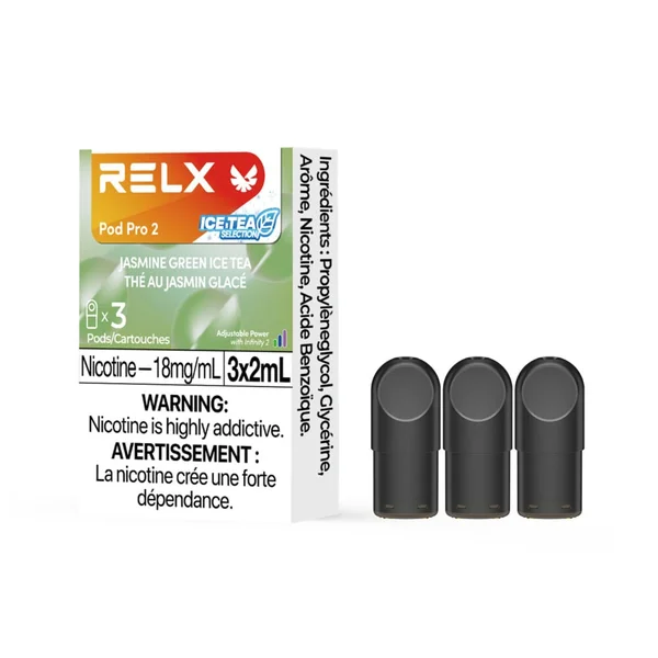 Jasmine Green Ice Tea RELX Pod Pro 2 | 3 Pack - VapeLoft