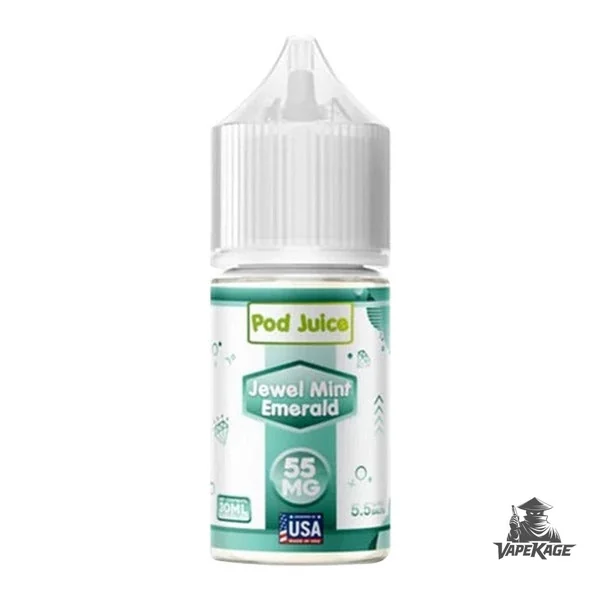 Jewel Mint Emerald — Pod Juice 30mL Nic Salt