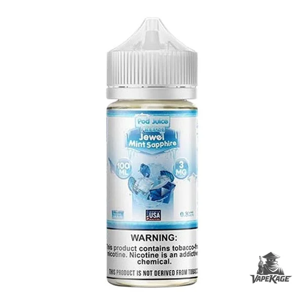 Jewel Mint Sapphire Freeze — Pod Juice 100mL Freebase