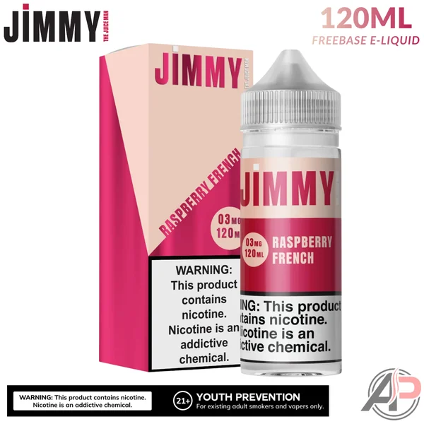 Jimmy The Juice Man Raspberry French E-Liquid 120mL