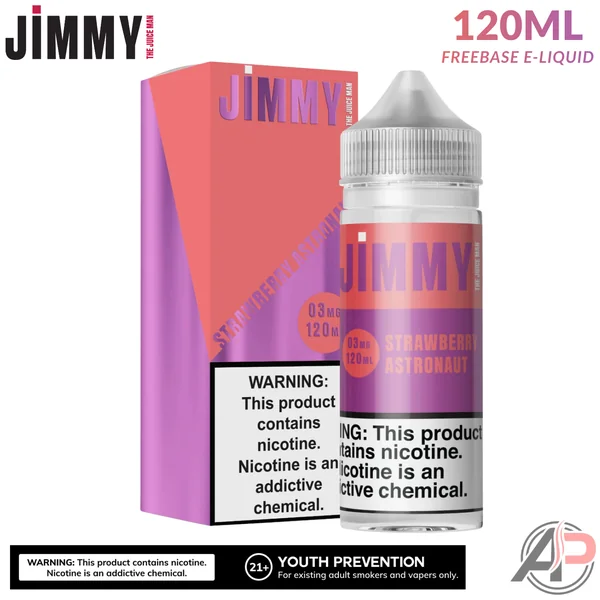 Jimmy The Juice Man Strawberry Astronaut E-Liquid 120mL