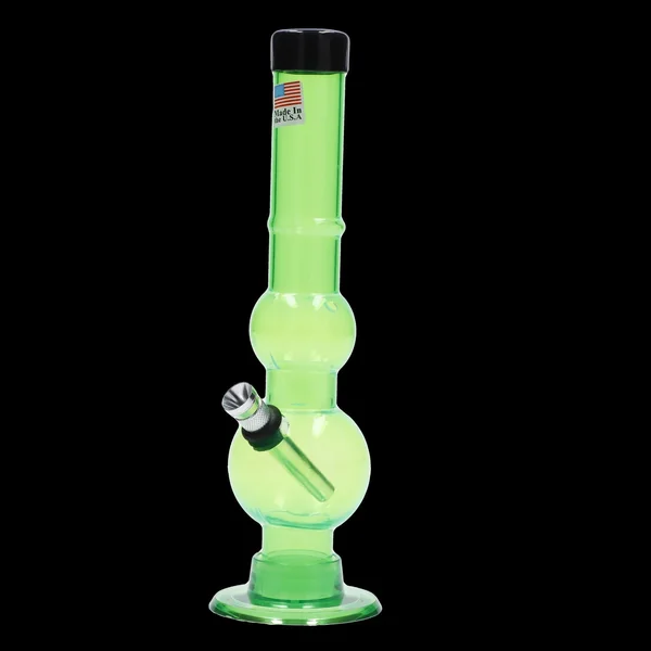 JM Plastics Double Bubble with Grip and Carb Hole Acrylic Bong - 8 in. - Image 12