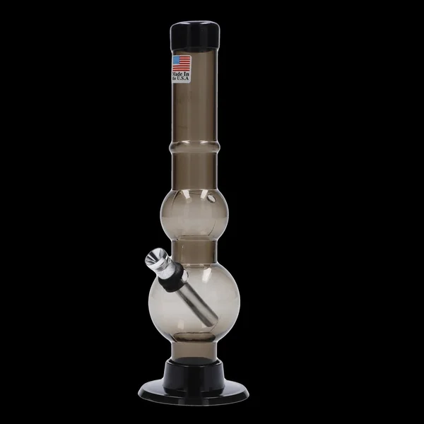 JM Plastics Double Bubble with Grip and Carb Hole Acrylic Bong - 8 in. - Image 15