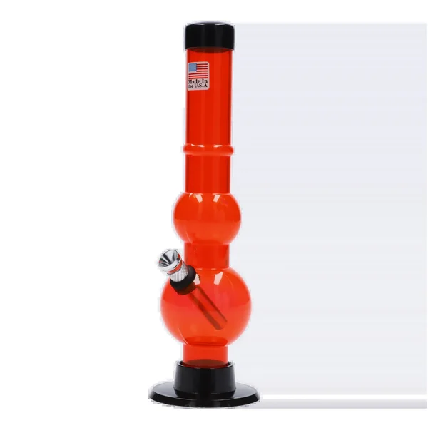 JM Plastics Double Bubble with Grip and Carb Hole Acrylic Bong - 8 in. - Image 19