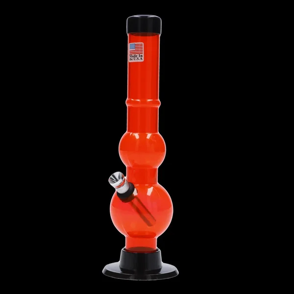 JM Plastics Double Bubble with Grip and Carb Hole Acrylic Bong - 8 in. - Image 20