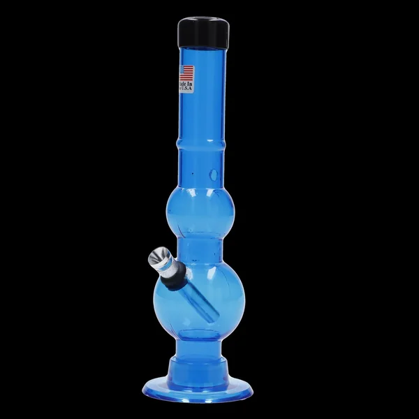 JM Plastics Double Bubble with Grip and Carb Hole Acrylic Bong - 8 in. - Image 21