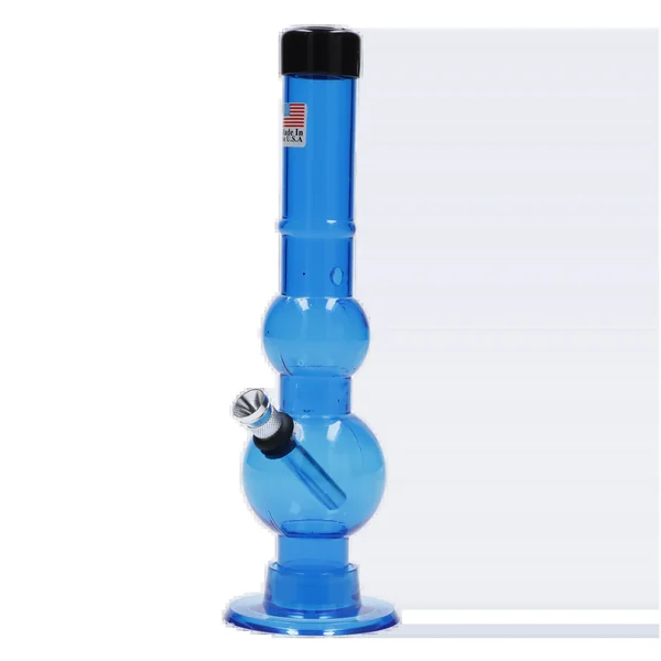 JM Plastics Double Bubble with Grip and Carb Hole Acrylic Bong - 8 in. - Image 8