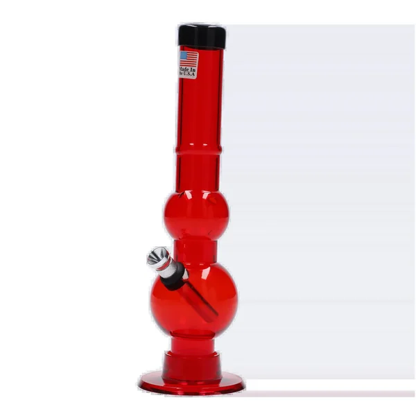 JM Plastics Double Bubble with Grip and Carb Hole Acrylic Bong - 8 in. - Image 9