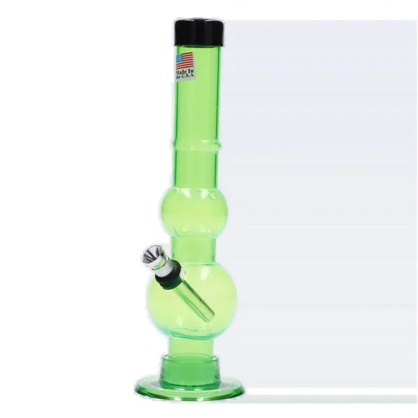 JM Plastics Double Bubble with Grip and Carb Hole Acrylic Bong - 8 in. - Image 10