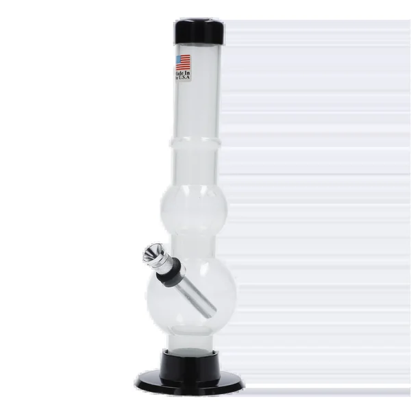 JM Plastics Double Bubble with Grip and Carb Hole Acrylic Bong - 8 in. - Image 12