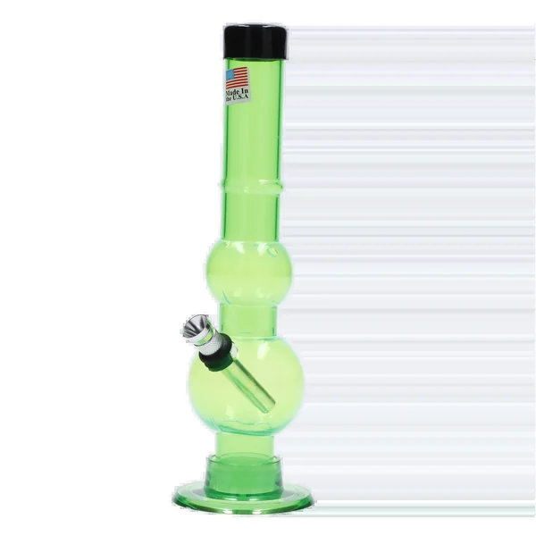 JM Plastics Double Bubble with Grip and Carb Hole Acrylic Bong - 8 in. - Image 8